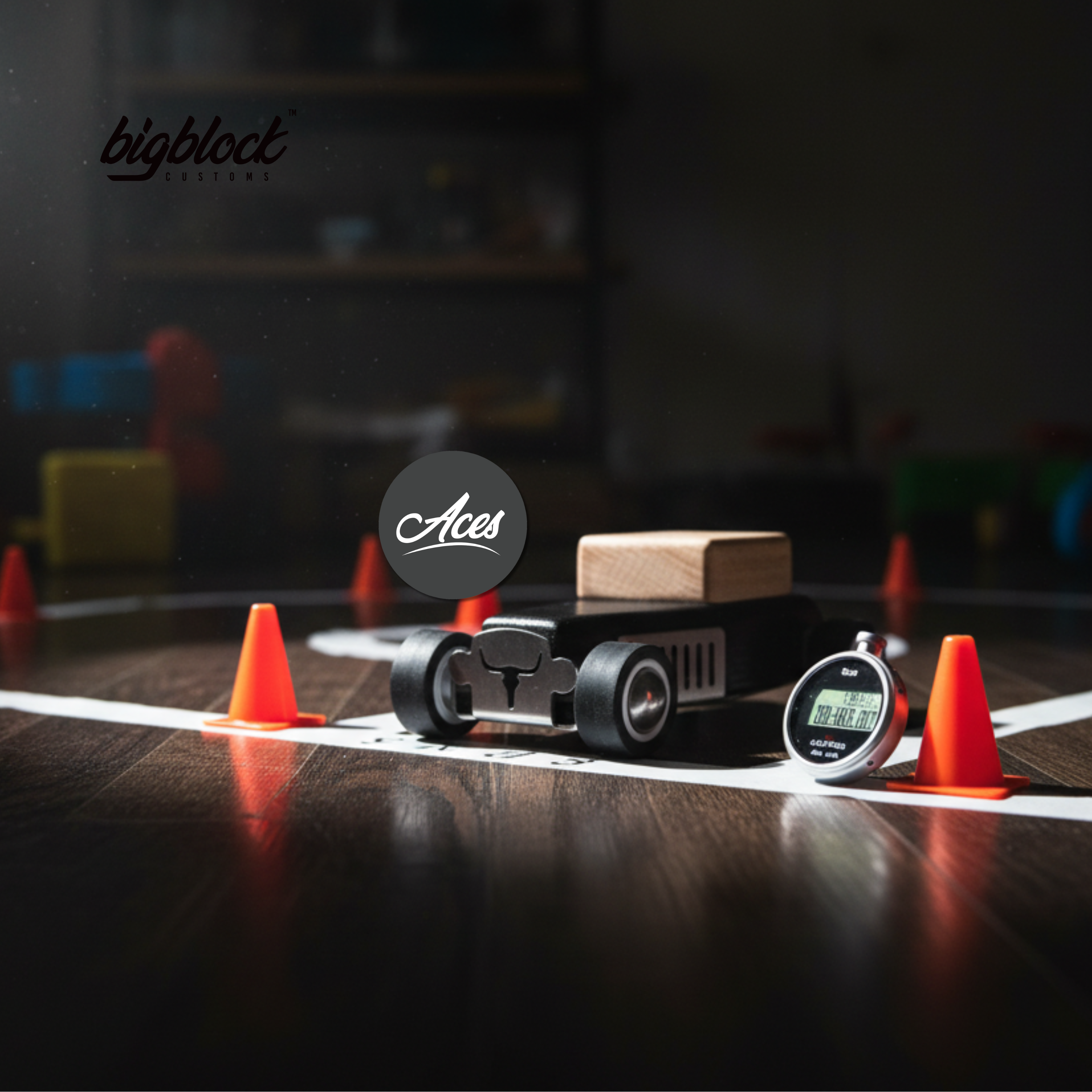 Aces | Wooden Hot Rod – Race Car