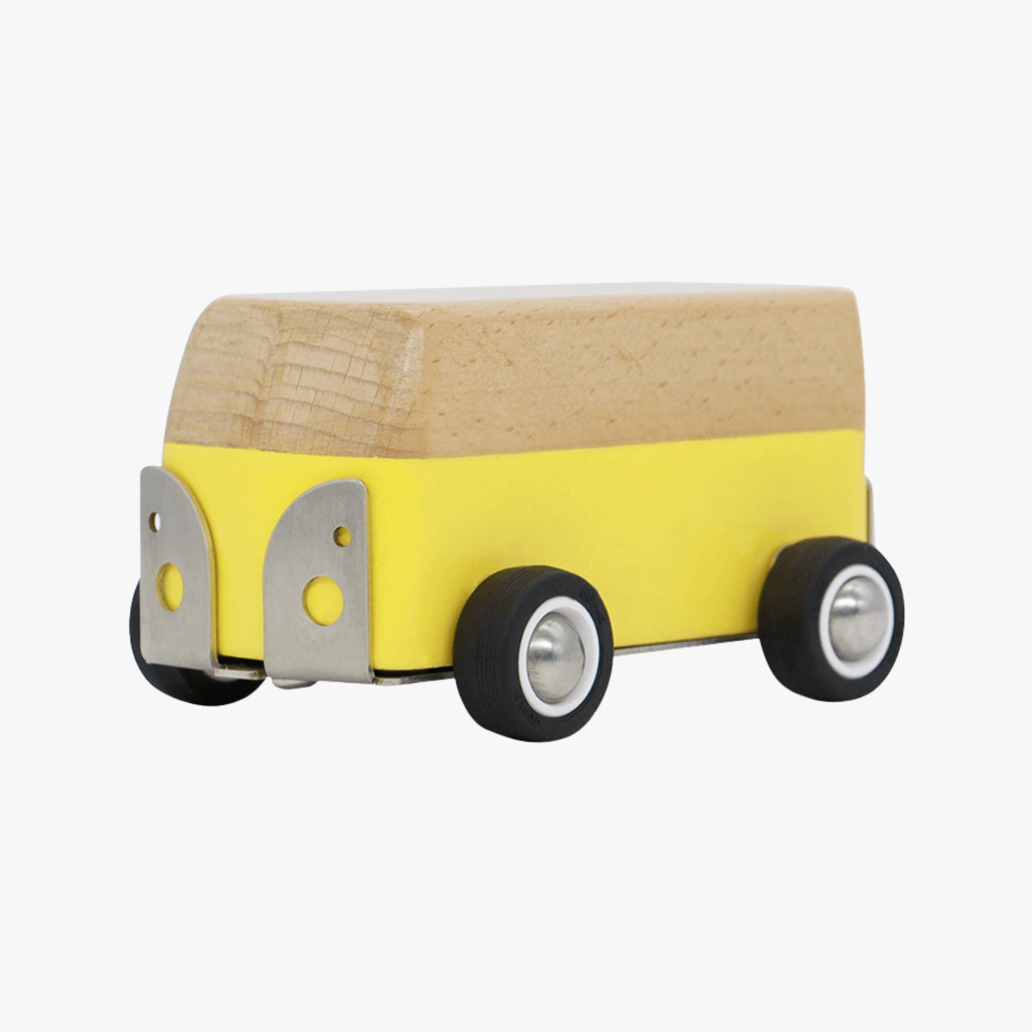 Sunshine | VW Bus Wooden Toy Car – Handcrafted Collectible