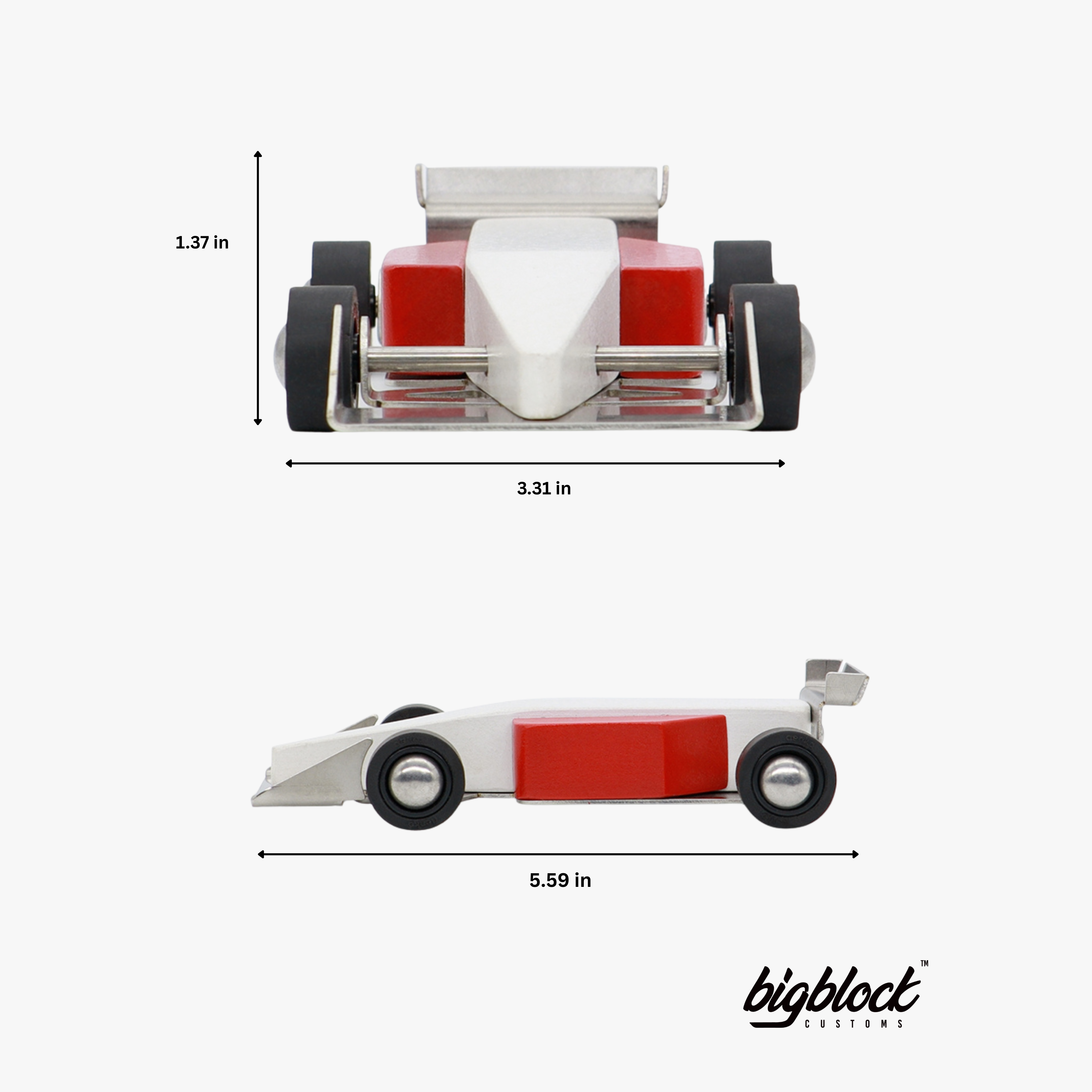 Beco | MP4-4 Wooden Race Car – Classic Wooden Collector Car