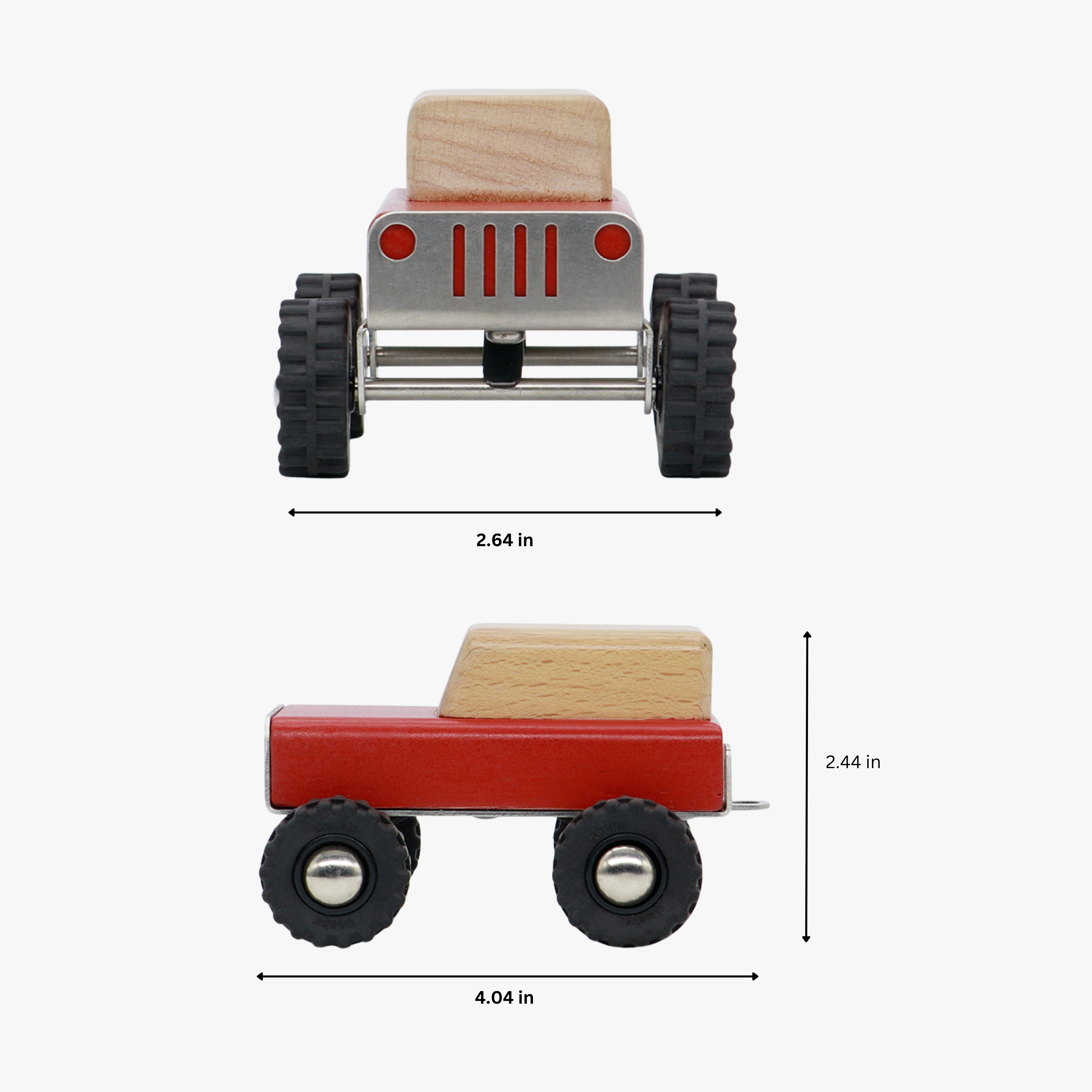 Tex | Wrangler Wooden Truck – Rugged Wooden Collector Car