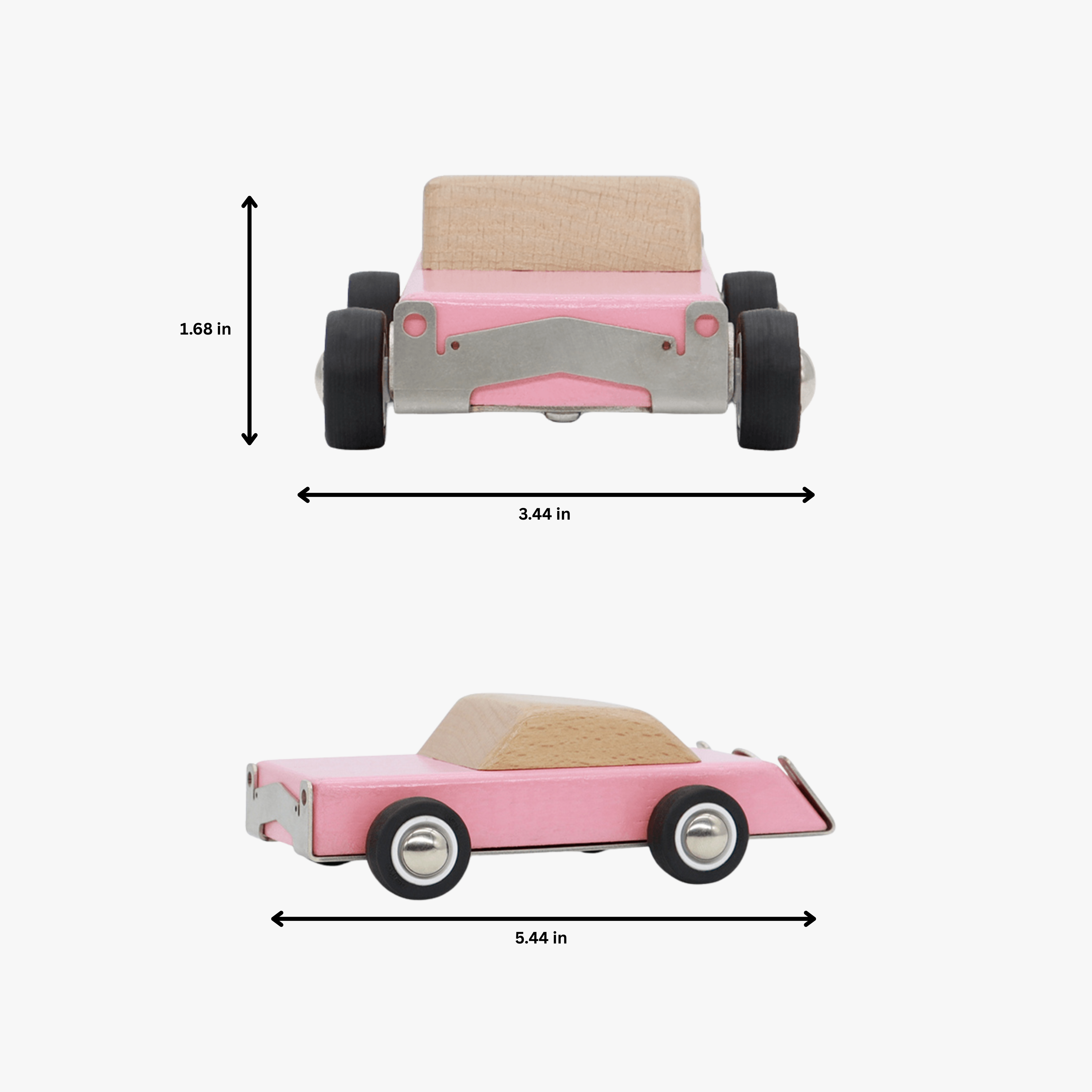 Candy | Eldorado Wooden Toy Car – Handcrafted Classic Collectible