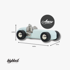 Arrow | Silver Arrow Wooden Race Car – Classic Wooden Collector Car