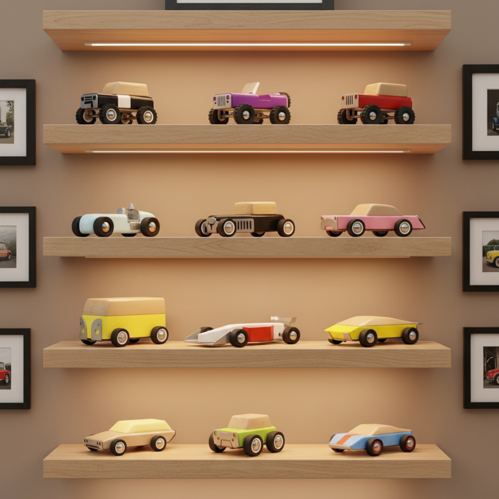 Beany | Mini Wooden Race Car – Classic Wooden Collector Car