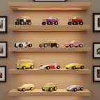 Beany | Mini Wooden Race Car – Classic Wooden Collector Car